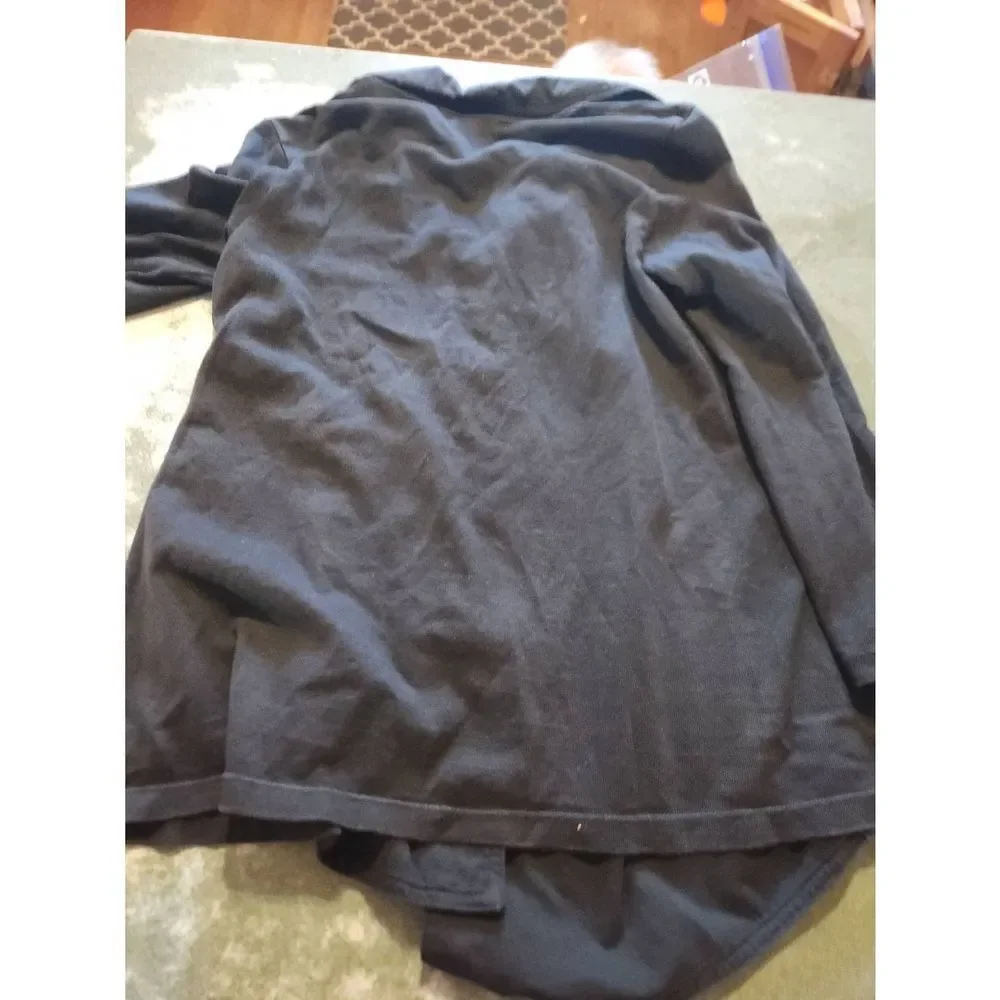 Prairie Underground black asymmetrical button jacket sz Large - Picture 3 of 3